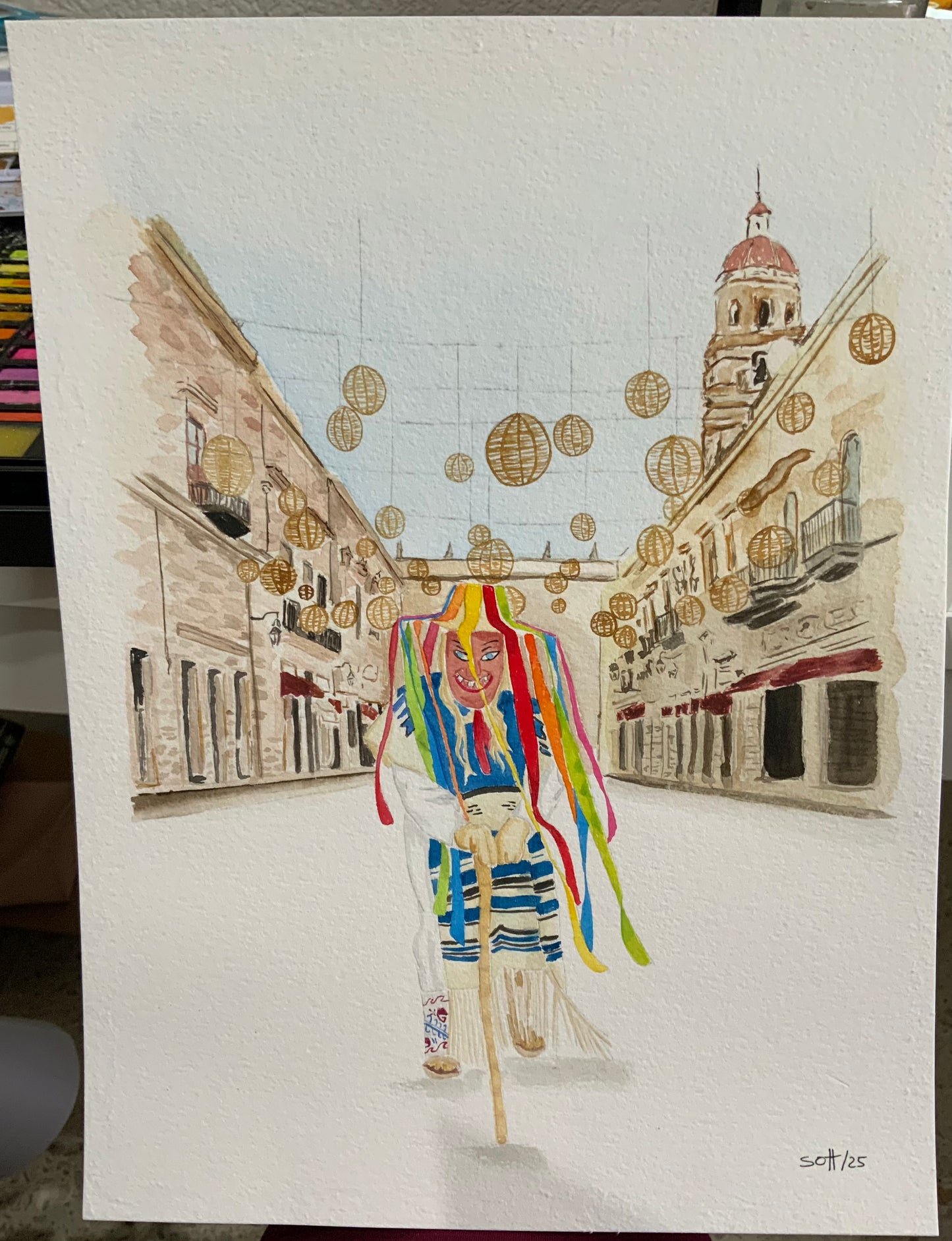 Acuarela CARTA decoración